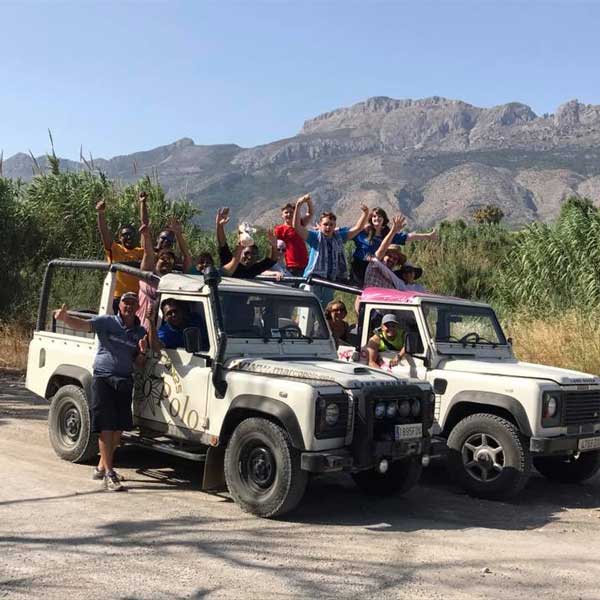 jeep safari benidorm hen party tour idea